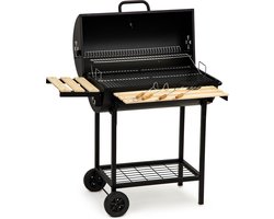 Barbecue met deksel en warmhoud rek - inc thermostaat - 104x68x94 cm