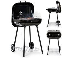 Barbecue - ModernHome - 43x40 cm rooster - met wielen