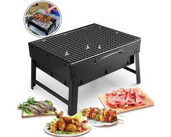 Barbecue opvouwbaar - koffer barbecue - BBQ inklapbaar - grill 45x30cm - tafel grill