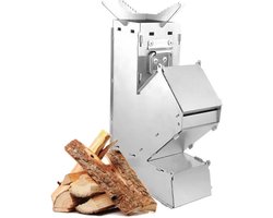 Barbeque - Rocket Stove - Wood stove - Milieuvriendelijk - Luxe Rocket Stove - Kooktoestel op Houtvuur - Camping Gadget - Kookkachel voor Buiten - Buiten Koken op Vuur Toestellen - BBQ - Kampeer Gadgets - Hout