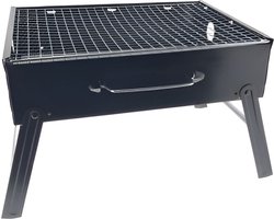 BBQ - Barbecue - Draagbaar - Draagbare barbecue - Houtskool barbecue - 2 tot 4 persoons - Opvouwbaar - Compact - ILFAshopping