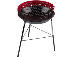 Bbq Collection Houtskoolbarbecue - 33 cm - Rood