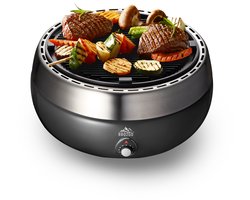 BBQ2GO - BBQ2GO Pro Rookvrije houtskoolbarbecue - Metaal - Zwart - Met draagtas - Met extra zware bakplaat