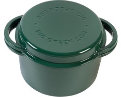 BGE GREEN DUTCH OVEN ( geëmailleerde ronde dutch oven/ braadpan 4 liter)