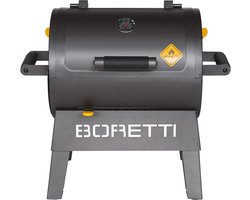 Boretti - Terzo Houtskool Barbecue - Grilloppervlak (LxB) 30 x 40 cm - Compact - Zwart