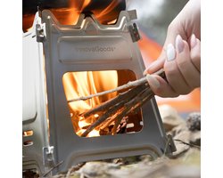 Collapsible Steel Camping Stove Flamet InnovaGoods