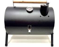 Compacte Draagbare kolen BBQ van Wolff BBQ - Handig voor op de camping op het strand of in een park - Smoker Barbecue - Draagbare lichtgewicht bbq - Met Thermometer en lucht doorvoer. Laat je vlees langzaam garen.