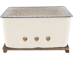 Cosy & Trendy Tafelbbq Aardewerk - 20 x 14 x 10 cm