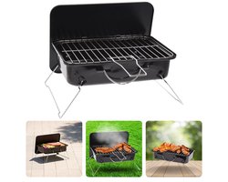 Draagbare Tafelbarbecue - Tafel Barbecue - Kleine BBQ voor Balkon, Camping en Strand - 35x25 cm