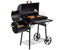 El Fuego Dakota - Barbecue - Smoker - Zwart - Grilloppervlak 66 x 41 cm - Afmeting 132,5 x 66 x 122 cm