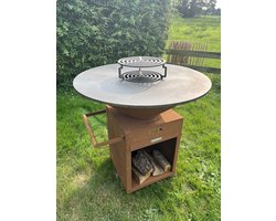 Grillring BBQ - Vuurschaal - 100cm - Cortenstaal