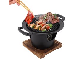 Hibachi Grill - Enkele Portie Yakiniku Grill - Draagbare Mini Barbecue - Binnen en Buiten gebruik