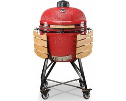 Kamado Bono - Limited 25 rood - Dubbele grillzone