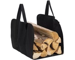 Kaminer Houtdraagtas 600D Oxford - Sterk & Waterdicht voor 20 kg Hout