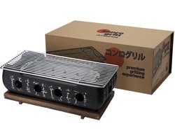 Konro Grill - Aluminium 36 x 18 cm - Japanse Barbecue - Hibachi BBQ - Japanse stijl aluminiumlegering BBQ-grill