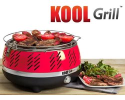 Kool Grill - Houtskoolbarbecue Rood