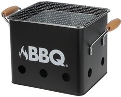 Kubus - Mini-Barbecue - mat Zwart - 18x15xH15cm