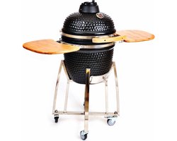 Medium Kamado 18 inch | Zwart | Kamado BBQ | Keramische BBQ