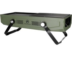 Norlander Outdoor BBQ met grill - 56 x 20 x 20 cm - Groen