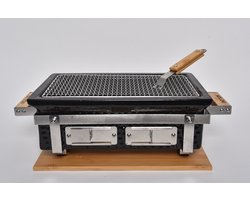 Patton BBQ - Japanese Shichirin Grill Rechthoek Black