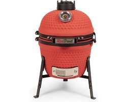 Patton Kamado Grill 13" - Keramisch - Tafelmodel - Classic - Red Devil - Mini - Rood