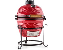 Princesize Kamado BBQ keramische barbecue roestvrij staal grillrooster smoker BBQ rood