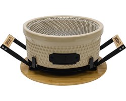 Q-MAMI TABLE GRILL | BEIGE (Hibachi / Shichirin / Tafelgrill / Barbecue / Kamado / Tafel bbq)