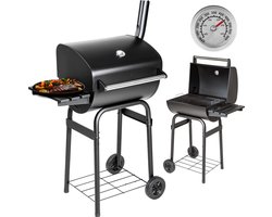 TecTake Houtskoolbarbecue - 46x35 - Zwart