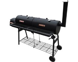 vidaXL Rookbarbecue Nevada XL zwart