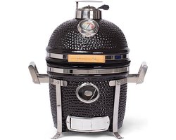 Yakiniku - Kamado - Compact - 13Inch - Met Draagbaar Onderstel - Houtskool - Kamado Grill - 33cm Grilloppervlak