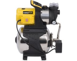 Powerplus POWXG9576 Hydrofoorpomp - 1200W - 3800l/h - 19L drukvat - Roestvrijstalentank - Voor schoon water