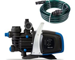 Tallas D-EBOOST 850 + Aanzuigslang - Hydrofoorpomp - Droogloopbeveiliging - Incl. Waterfilter - 3180l/h - 850W