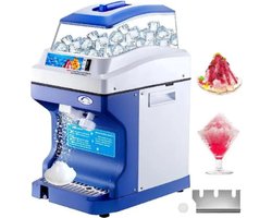 BBV IJs crusher Elektrisch - Ice Crusher Blender - Ijsvergruizer - Ijsmaler - Schaafijsmachine - Slush Maker - Slush Puppy - Slush Machine - 1.5 kg Capaciteit - 120 KG per uur