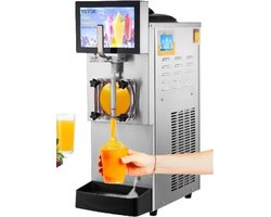 Bolmans - Slushpuppy Machine - Slush Machine - Slush Ijsmachine - 1200W - 240V - Geschikt voor 1 Smaak - 8 Liter - Zilver