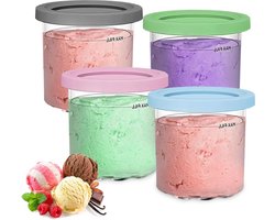 Creami containers compatibel met Ninja-ijsmachine - loopaccessoires voor Nc301 Nc300 Nc299amz-serie - groen roze blauw grijs