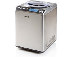 DOMO DO92321 IJsmachine PRO - Met compressor - Met display - 2.5 L