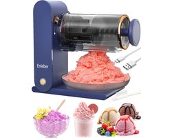 Electrische slush machine - Chrushed ijs - Sorbets - cocktails - smoothies - ABS - BPA vrij - Donkerblauw -