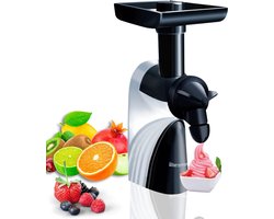 IJsmachine met fruit ijsmachine en sorbet - zeer eenvoudig te bedienen - 100% natuurlijk - glutenvrij - ideaal voor smoothies