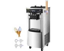 Ijsmachine - Softijs Machine - Professionele Softijsmachine - Softijs Maker - 22L/H - 3500W