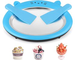 IJsmachine voor sorbet en bevroren yoghurt - Apritsce met 2 spatels (blauw)