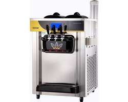 Jemaison® Professionele softijsmachine - Ijsmachines - Ijsmachine zelfvriezend - Softijsmachine - RVS - 74,5 x 54 x 86 cm