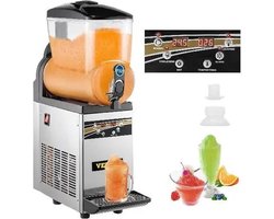 Mygroot - Sluch puppy machine - Slush - 1 x 15 l Slush puppy siroop - 500 W 220 V - roestvrij stalen - Slush maker - Slush maken voor thuis - apparaat 52 x 21 x 80 cm Slush maker machine