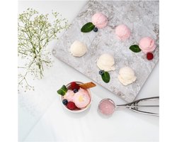 Professionele IJsmachine HF340 2 L 180 W Elektrisch Snelle Voorbereiding Koud-Houden Functie Voor Sorbet En Yoghurtijs Zilver