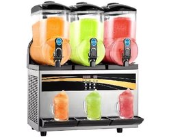 Slush Puppy Machine - 45L Capaciteit - 3 Smaken - RVS - Met Display