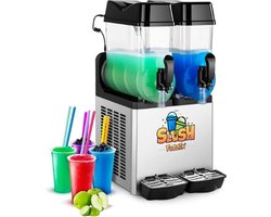 Thuys – Luxe Slush Puppy Maker – Slush Puppy Machine – Elektrische Slush Maker – Ijsmachine voor Thuis & Professioneel Gebruik – Crushed Ice – 24L Capaciteit