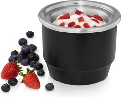 Vriescontainer met deksel voor ijsmachine - 3-in-1 voor bevroren yoghurt, sorbet en ijs - 300 ml