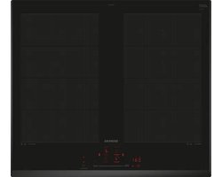 60cm inductiekookplaat - SIEMENS - 4-pits - 59,2 x 52,2 cm - Zwart - Home connect - IQ700 - EX651HXC1F