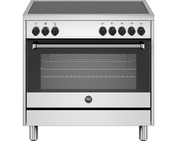 Bertazzoni MPL95I1EXP, inductie fornuis 90 cm, 5 jaar garantie, 5 kookzones, RVS