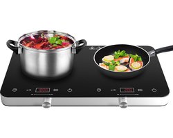 Cooktron – Inductiekookplaat – Dubbele Inductiekookplaat – 3500 W Vermogen