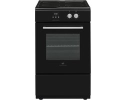 Cuisiniere Inductie Continental Edison CE3FCB - 4 Lichten - L50XH85XP60cm - Zwart